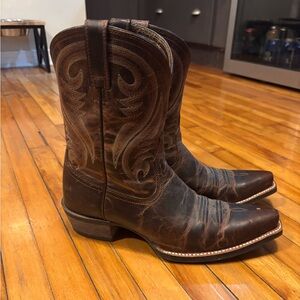 Ariat Brown Leather Western Boots